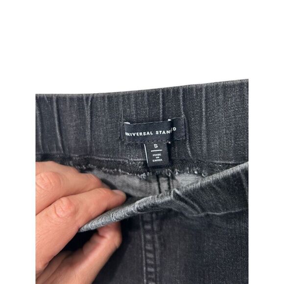 Universal Standard Black Pull On Pants Skinny Size Small Comfort Denim - Picture 3 of 9